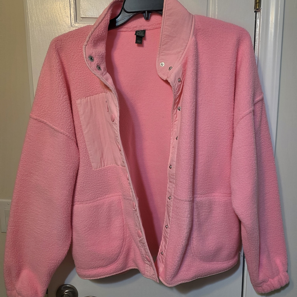 Wild Fable Pink Teddy Jacket